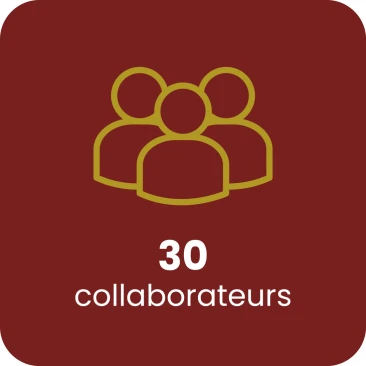 30 collaborateurs